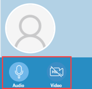 Video and mic icon